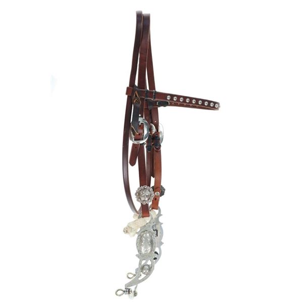 Western Kelly Silver Star Fancy Pony Bridle c1970