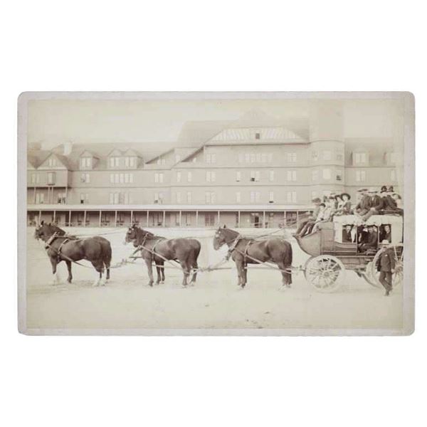 F.J. Haynes Mammoth Stagecoach Yellowstone 1880