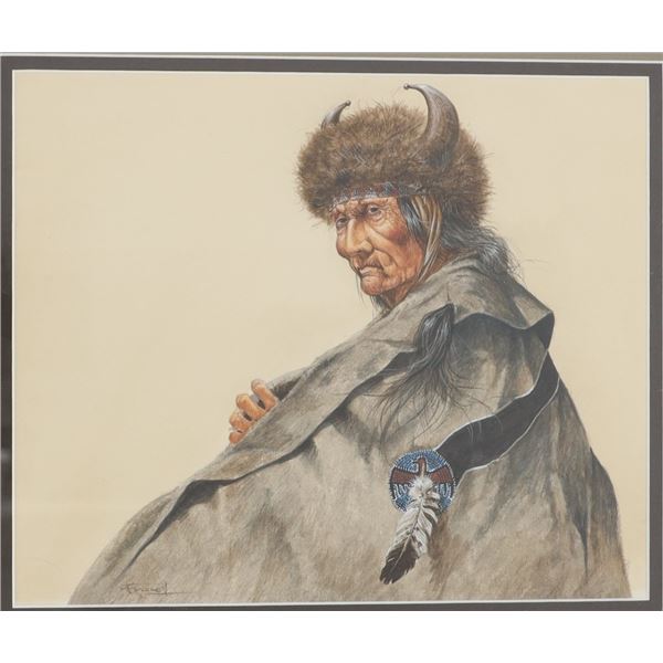 Charles Frizzell (b. 1944) Original Watercolor