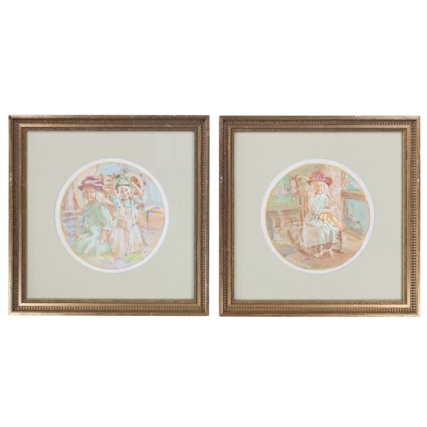 Original Signed Jessica Zemsky Watercolours (2)