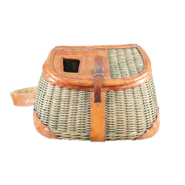 Frisbie Leather & Willow Fishing Creel Port, OR