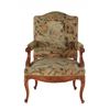 Image 2 : 18th C Louis XV Fauteuil Upholstered Arm Chair