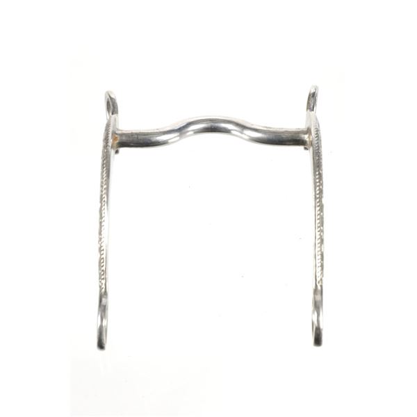 Western Feather Shank Medium Port Bridle Bit