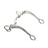 Image 2 : Western Feather Shank Medium Port Bridle Bit