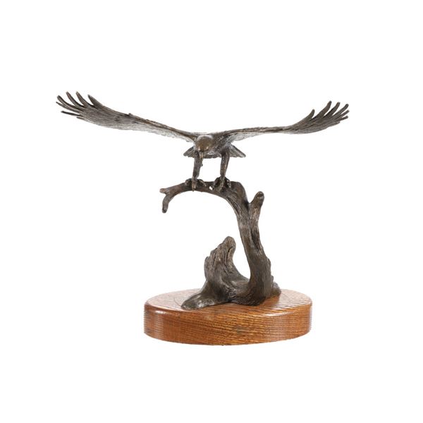 "Freedom Bird" Bronze Sculpture by Holleco c. 1987