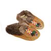 Image 2 : Ca. 20th C. Ojibwe Moose Hide Beaded Mocassins