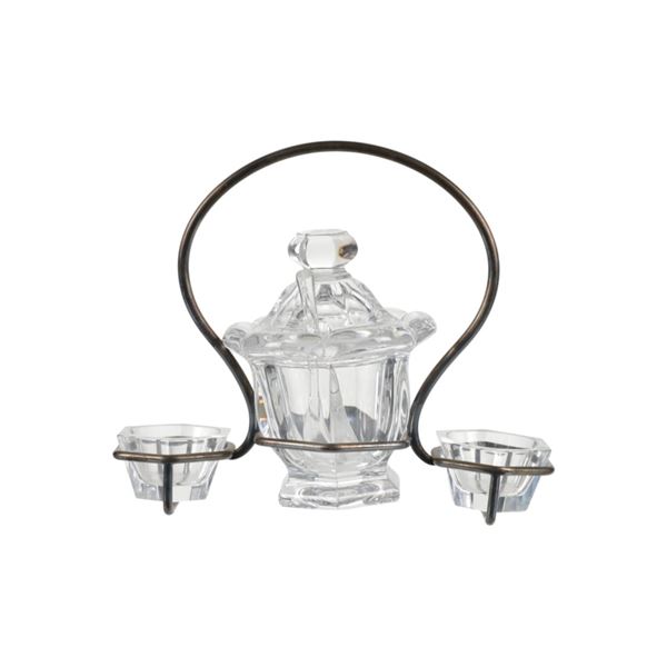 France, Baccarat Crystal Sugar Dispenser Set