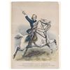 Image 1 : Currier & Ives Custer Last Charge Tinted Broadside