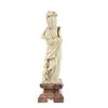 Image 1 : Quan Yin Carved Soapstone & Marble Base Sculpture
