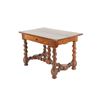 Image 1 : 17th Century Louis XIII Carved Walnut Side Table