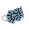 Image 4 : Old Pawn Navajo Petit Point Turquoise Bracelet
