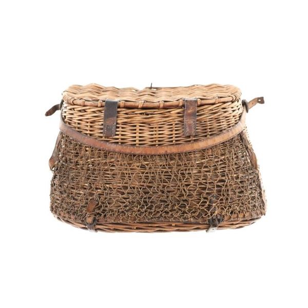 Hardy Bros Wicker "Perfect" Model Fishing Creel