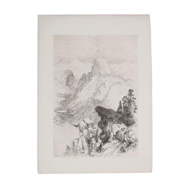 Thomas Moran (1837-1926) "View From Moran Point"