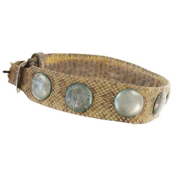 Ca. 1870 Southern Plains Concho Rattlesnake Belt