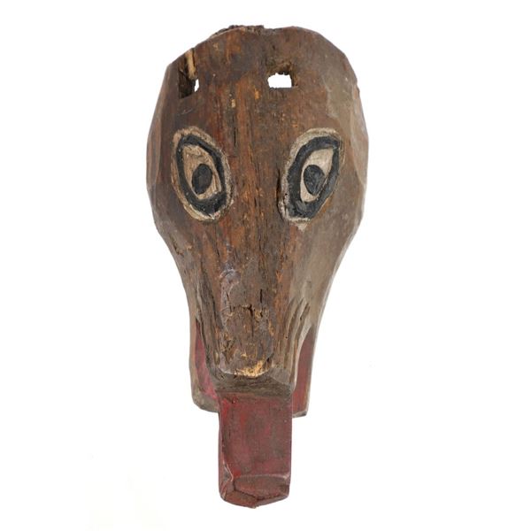 Eastern Cherokee Hand-Carved Booger Mask, 19th C