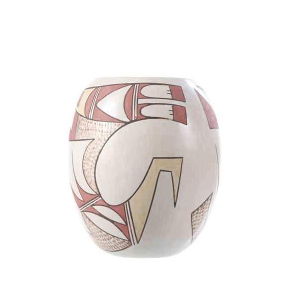 Hopi Fawn Navasie-Garcia Polychrome Pottery Vase
