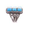 Image 6 : Navajo Sterling, Turquoise & Mother of Pearl Ring