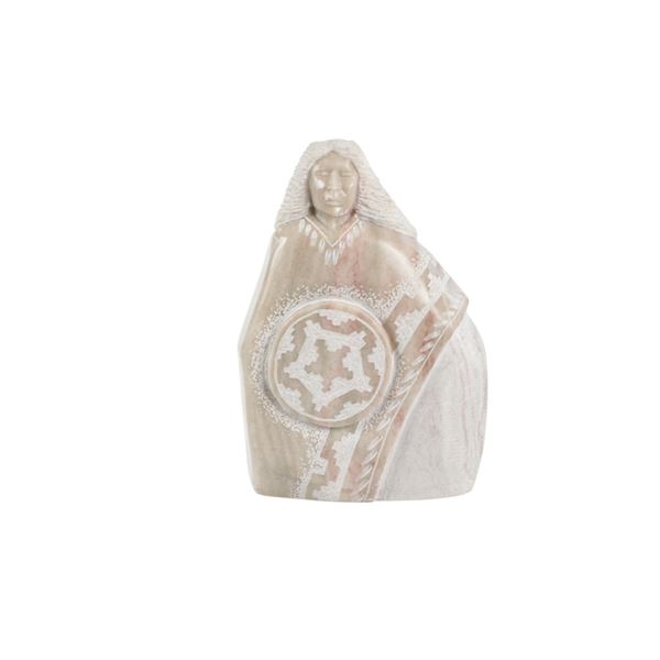 Navajo Pam Begay Signed Alabaster Sculpture