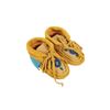 Image 6 : Northern Cree Beaded Hide Childs Moccasins c 1960s