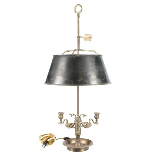 Early Bronze French Empire Bouillotte Lamp
