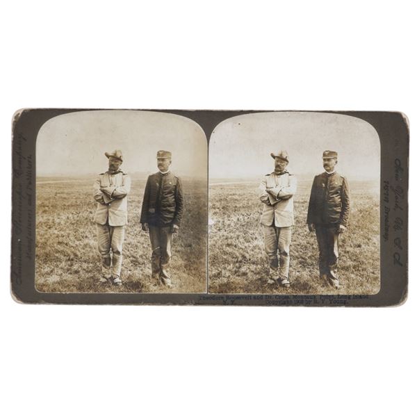 Ca. 1902 Young Theodore Roosevelt Stereoview