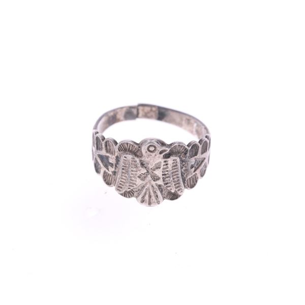Fred Harvey Era Sterling Silver Thunderbird Ring