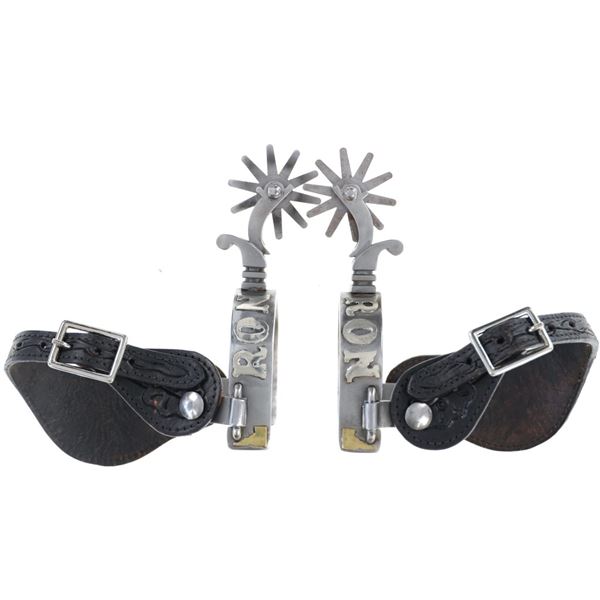 Ron Gillett's Person Custom Double Mounted Spurs