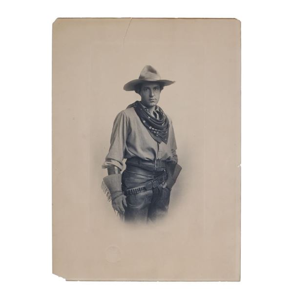Matzene Studio Chicago Cowboy Etching 19th/20th C.