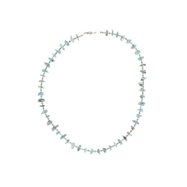 Navajo Dry Creek Turquoise & Sterling Necklace