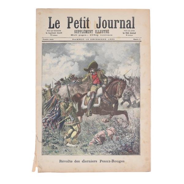 Ca. 1890 Buffalo Bill Engraving by Fortune Meaulle