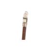 Image 10 : 19th C. Cane Leather & Antler Tine Swagger Stick