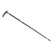 Image 2 : 19th C. Cane Leather & Antler Tine Swagger Stick