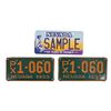 Image 1 : Nevada NOS 1933 & 1984 Sample License Plates (3)