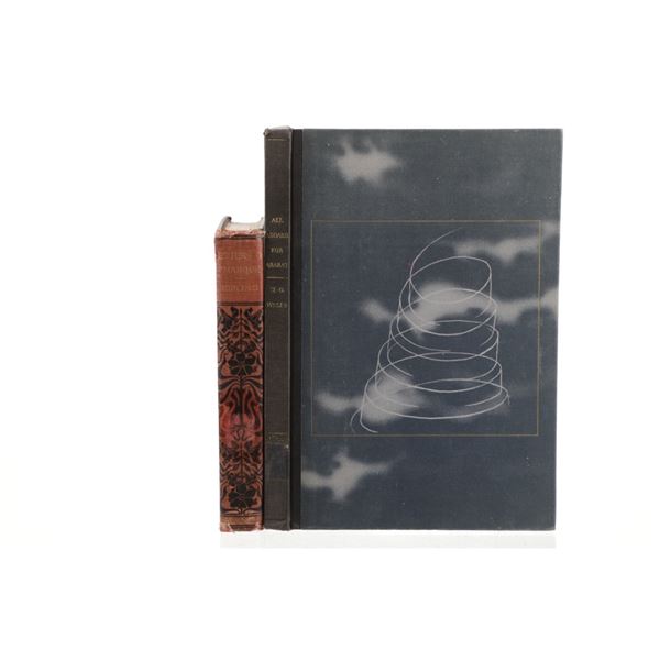 H.G. Wells & Kipling Novel Book Pair c. 1899, 1941