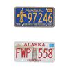 Image 5 : Alaska & Colorado License Plates 1966 - 1976
