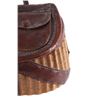 Image 8 : Split Willow & Leather Unmarked Fishing Creel