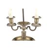 Image 13 : Antique French Empire Two Arm Bouillotte Lamp