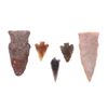 Image 1 : Archaic-Woodland Stem & Triangle Projectile Points