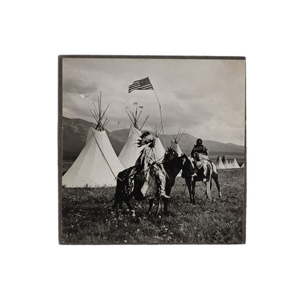 N.A. Forsyth Photo of noted Flathead Indian in MT