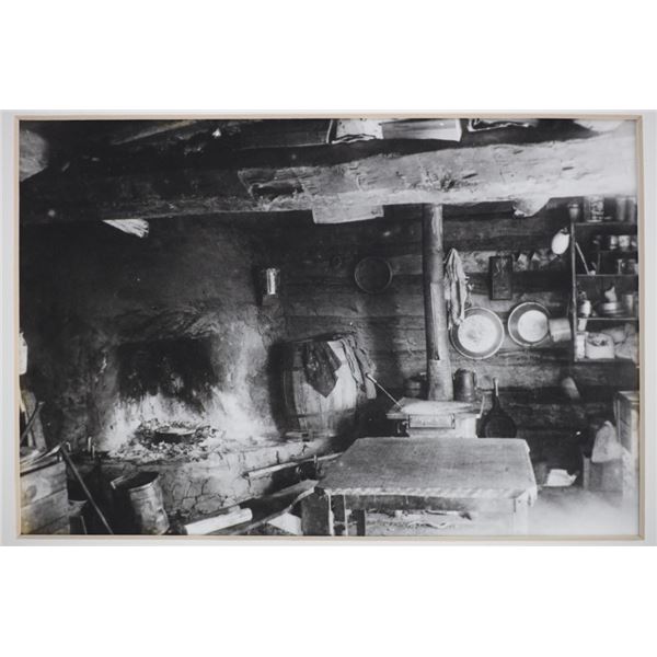 B.G. Randall "Miners Cabin" Gelatin Silver c. 1905