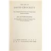 Image 2 : The Life of David Crockett Autobiography 1st Ed.