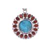 Image 5 : Staur Sterling, Turquoise & Spiny Oyster Necklace