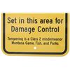 Image 3 : Warning Bear Trap Montana Game, Fish, & Parks Sign