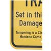 Image 7 : Warning Bear Trap Montana Game, Fish, & Parks Sign