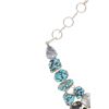Image 3 : Sterling, Kingman Turquoise & Quartz Necklace