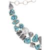 Image 4 : Sterling, Kingman Turquoise & Quartz Necklace