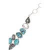 Image 7 : Sterling, Kingman Turquoise & Quartz Necklace