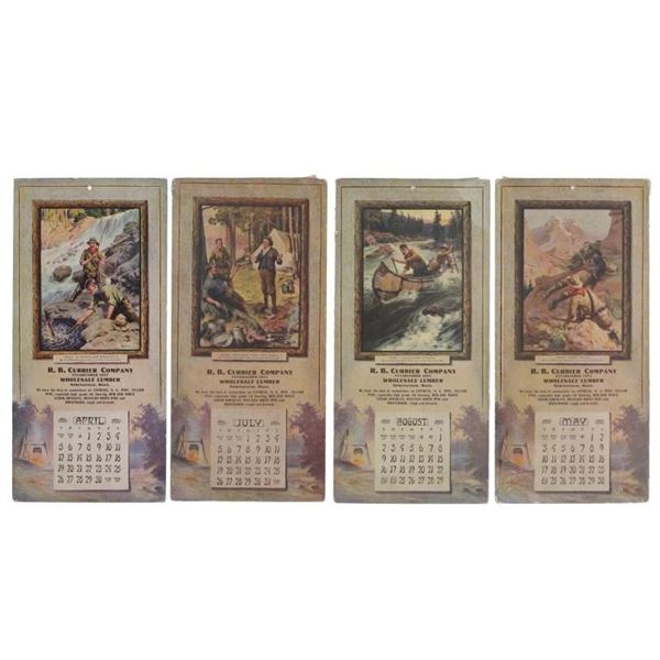 1914 Brown & Bigelow Salesman Sample Calendars