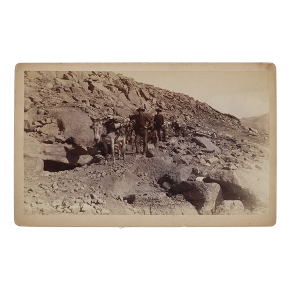 William E. Hook "Pike's Peak Trail" Photo 1880-90s