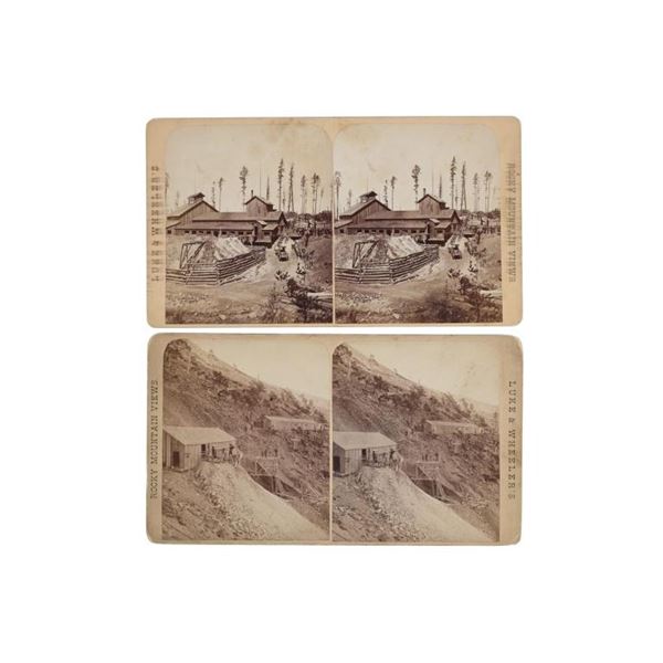 1879-81 Luke & Wheeler Rocky Mtn. Stereoviews (2)
